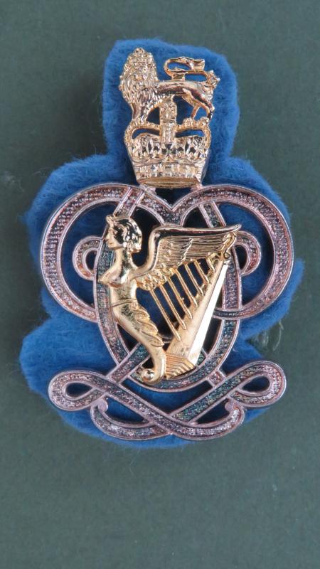 British Army The Queen's Royal Hussars No2 Dress Regimental Arm Badge