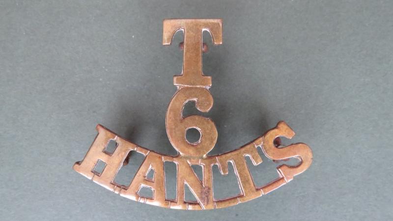 British Army 6th Territorial Battalion, The Hampshire Regiment Shoulder Title