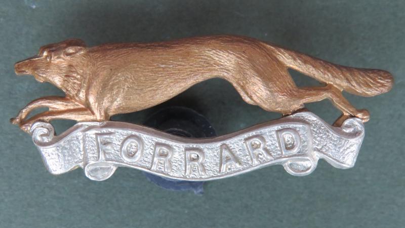 British Army The East Riding of Yorkshire Yeomanry Collar Badge