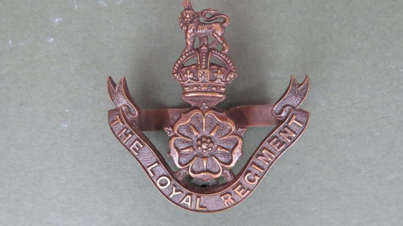 British Army Post 1921 The Loyal Regiment (North Lancashire) Officers' Service Dress Cap Badge