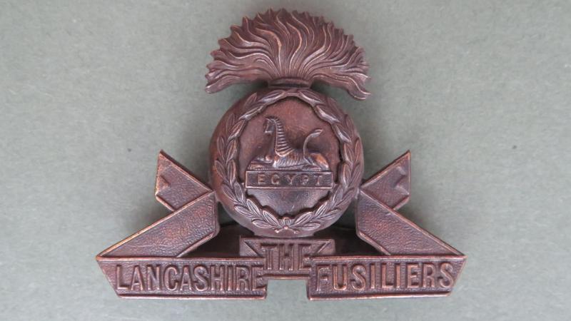 British Army The Lancashire Fusiliers Officers' Service Dress Cap Badge
