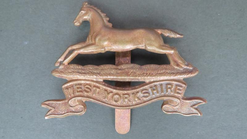 British Army WW1 Economy The West Yorkshire Regiment Cap Badge