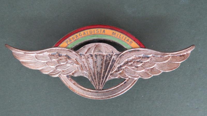 Bolivia 1st Pattern Enlisted Parachute Wings