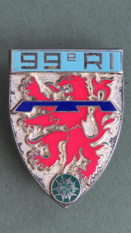 France 99th Infantry Regiment Pocket Crest