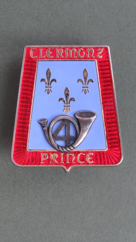 France Army 4° Regiment of Chasseurs Pocket Crest