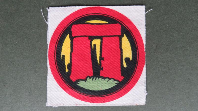 British Army Salisbury Plain District Formation Sign