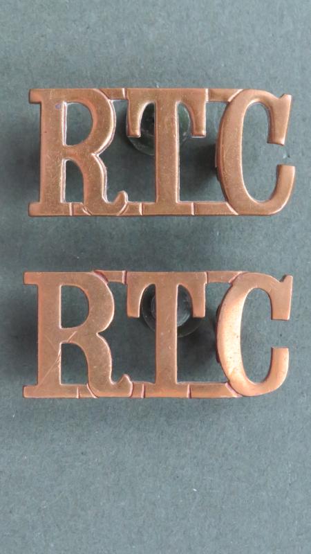 British Army Royal Tank Corps Shoulder Titles