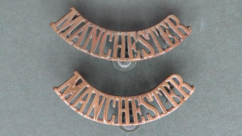 British Army The Manchester Regiment Shoulder Titles