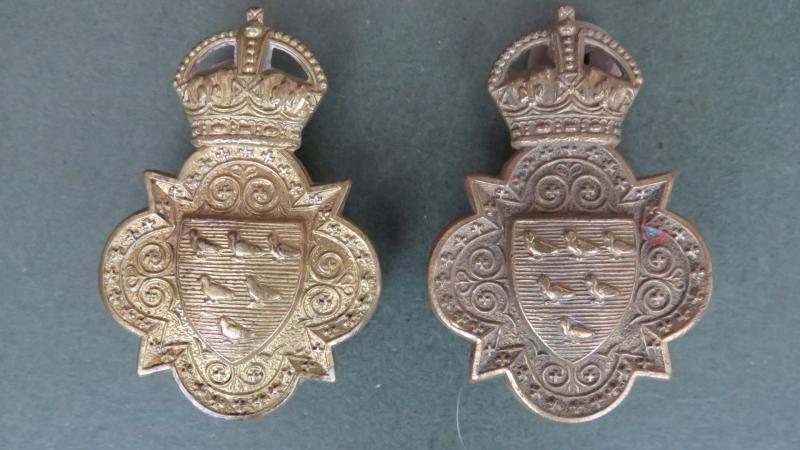 British Army Pre 1953 Sussex Yeomanry Collar Badges