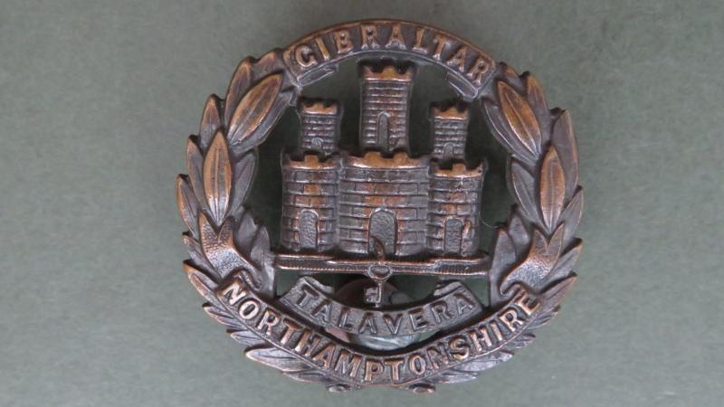 British Army The Northamptonshire Regiment Officer's Service Dress Collar Badge