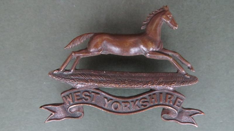 British Army The West Yorkshire Regiment Officer's Service Dress Collar Badge