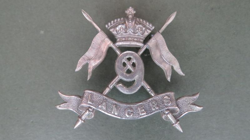 British Army Victorian Period The 9th (Queen's Royal) Lancers Cap Badge