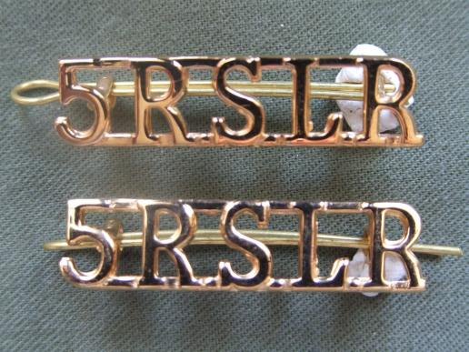 5th Royal Sierra Leone Regiment Shoulder Titles