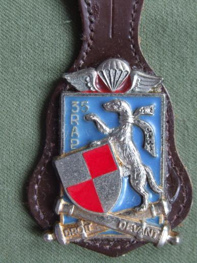 France 35e R.A.P. (Airborne Artillery Regiment) Pocket Crest 