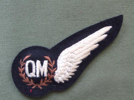 Royal Air Force Quartermaster Half Wing