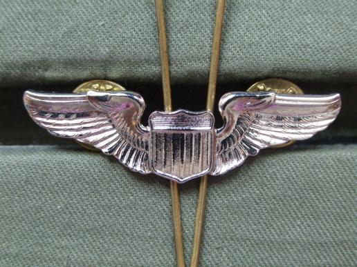 USA Air Force Basic Pilot Summer Dress Shirt Wings