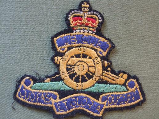 British Army Post 1953 Royal Artillery Cloth Blazer / Sports Jacket Patch