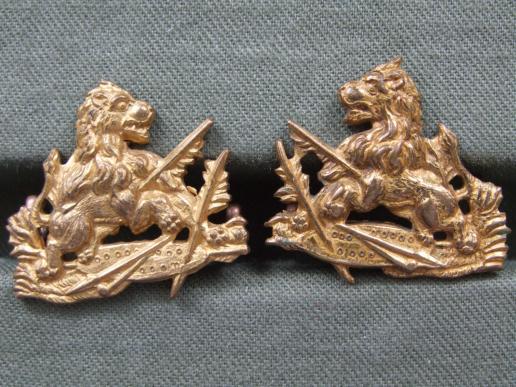 Rhodesia British South African Police Collar Badges
