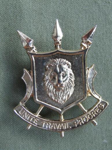 Burundi Army Officers Cap Badge