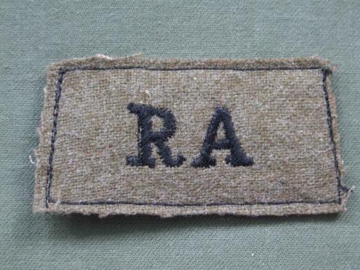 British Army Royal Artillery RA 
