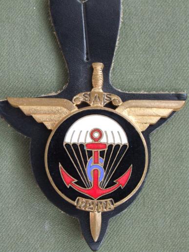 France 6e R.P.I.M.a (Regiment Parachutiste d' Infanterie de Marine) Pocket Crest
