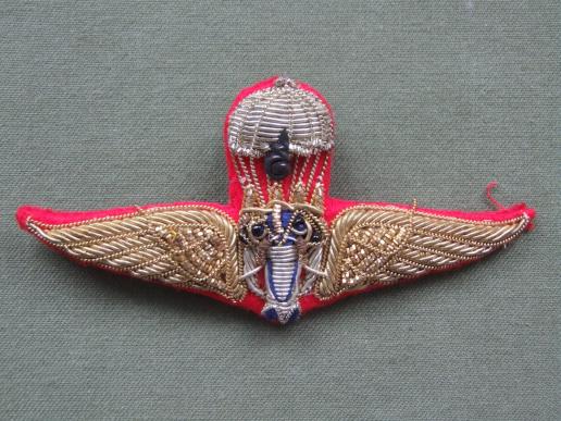 Thailand Army Basic Parachute Dress Wings
