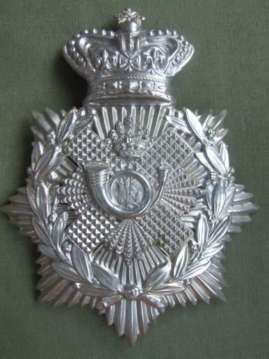 British Army Lanarkshire Rifle Volunteers 1881-1901 Helmet Plate
