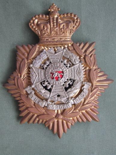 British Army 1884-1901 The Border Regiment Other Ranks Victorian Helmet Plate