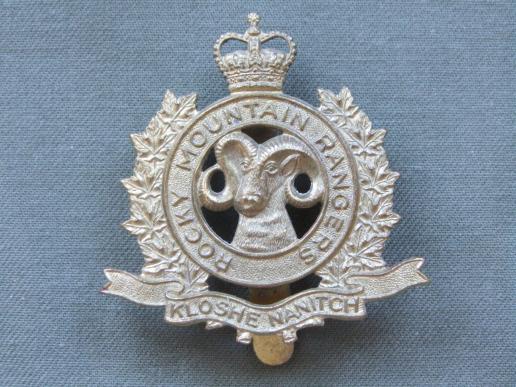 Canada Post 1968 The Rocky Mountain Rangers Cap Badge