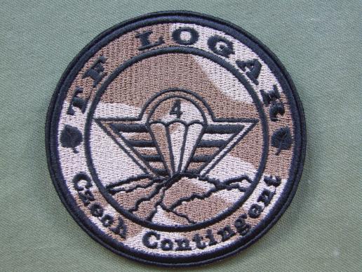 Czech Republic 4th Rapid Deployment Brigade T.F. LOGAR (Afghanistan Operations) Shoulder Patch