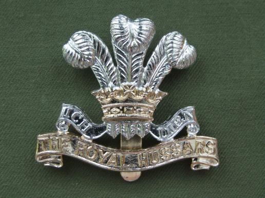British Army The Royal Hussars Cap Badge