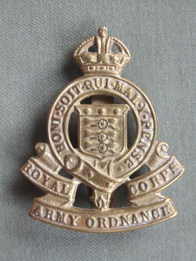British Army Royal Army Ordnance Corps Pre 1947 Cap Badge