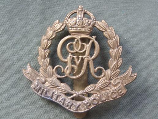 British Army KGV Corps of Military Police Cap Badge