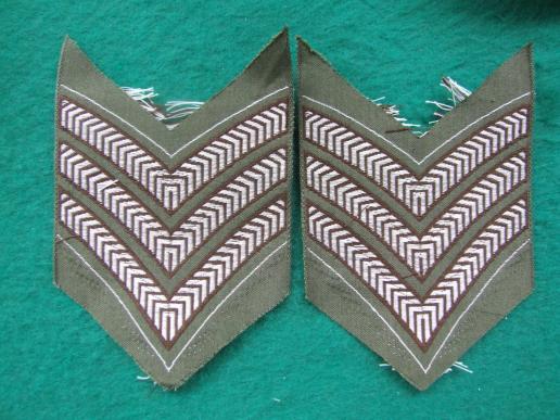 Australia Army Obsolete Sergeants Summer Dress Rank Stripes  