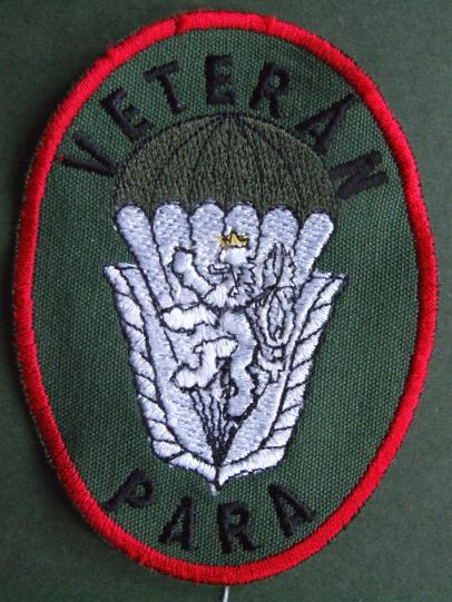 Czech Republic Veteran's Parachute Forces Patch