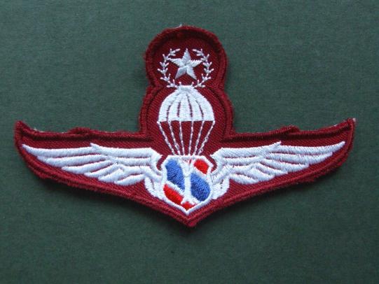 Thailand Border Patrol Police Master Parachute Wings
