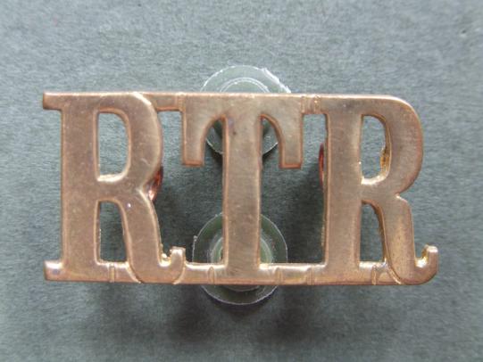 British Army Royal Tank Regiment Shoulder Title