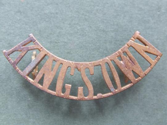 British Army King's Own Royal Regiment Shoulder Title