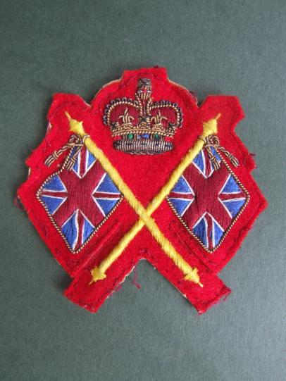 British Army Recruiting Sergeants Crossed Flags