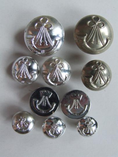 British Army 8 Light Infantry Regiment's Uniform Buttons