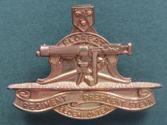 Republic of South Africa Regiment President Steyn Cap Badge