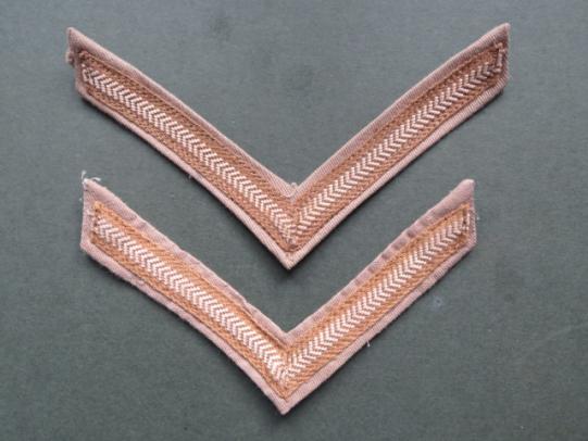 British Army 1940's / 1950's Lance Corporals Rank Chevrons