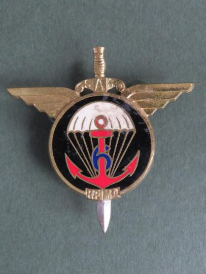 France 6e R.P.I.M.a (Regiment Parachutiste d' Infanterie de Marine) Pocket Crest