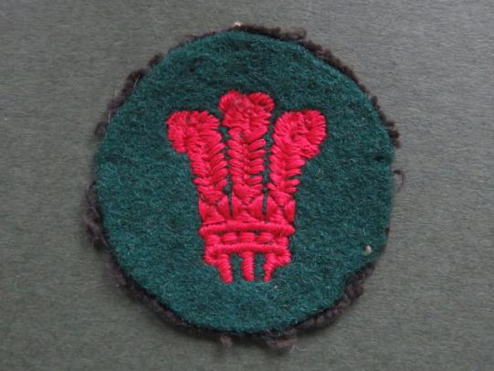 British Army Mid-Western Command / North Wales District Formation Sign