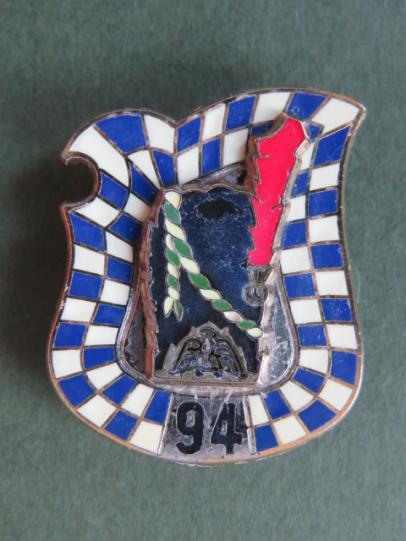 France Army 94e Régiment d'Infanterie Pocket Crest