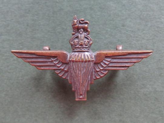 British Army Pre 1953 Parachute Regiment Officer's Service Dress Collar Badge