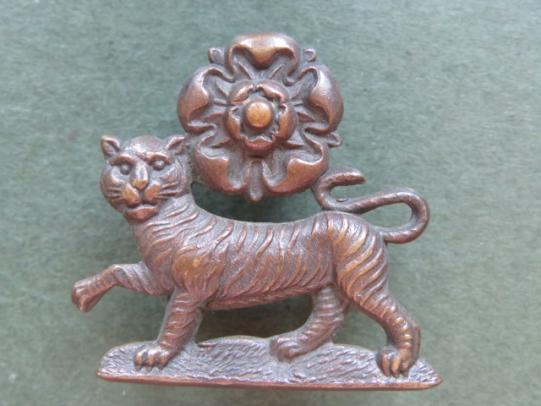 British Army The York and Lancaster Regiment Officer's Service Dress Collar Badge