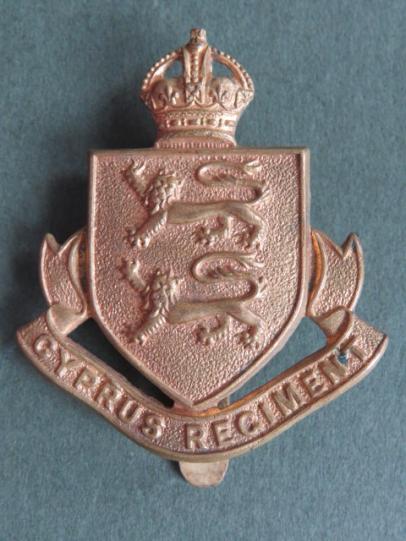 British Army Cyprus Regiment Cap Badge