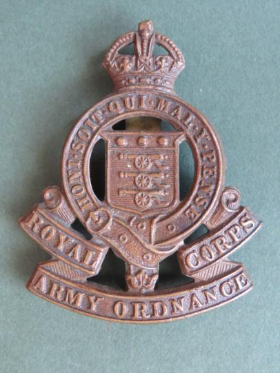 British Army Royal Army Ordnance Corps Pre 1947 Cap Badge