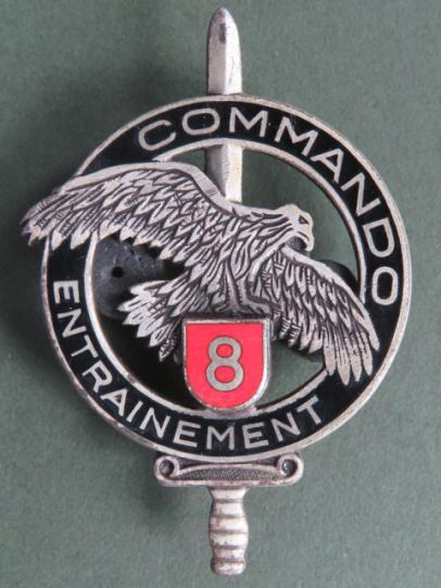 France C.E.C. 8 COMMANDO ENTRAINEMENT Pocket Crest